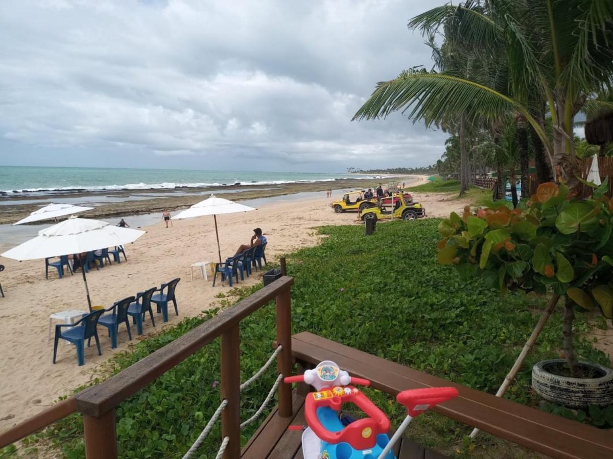 Estudio Marulhos, Varanda Com Vista De Mar E Parque Aquatico, A Beira-Mar Mar De Muro Alto, Com Wi-Fi, Restaurante, Estacionamento E A 10' De Pôrto das Galinhas Buitenkant foto