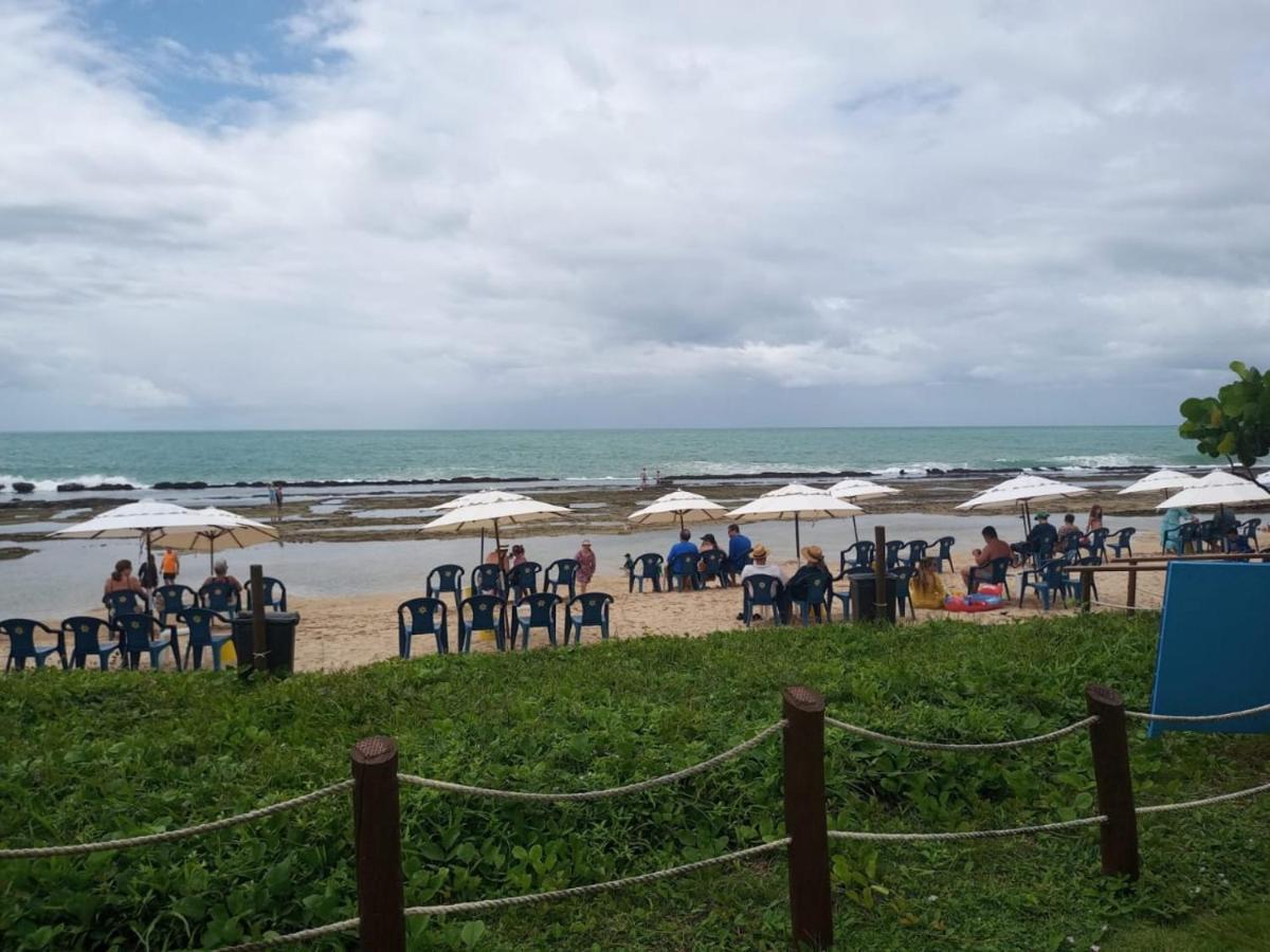 Estudio Marulhos, Varanda Com Vista De Mar E Parque Aquatico, A Beira-Mar Mar De Muro Alto, Com Wi-Fi, Restaurante, Estacionamento E A 10' De Pôrto das Galinhas Buitenkant foto