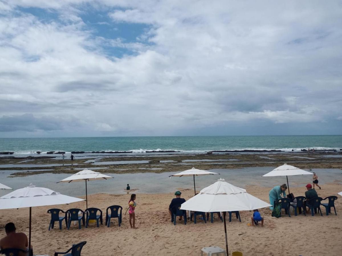 Estudio Marulhos, Varanda Com Vista De Mar E Parque Aquatico, A Beira-Mar Mar De Muro Alto, Com Wi-Fi, Restaurante, Estacionamento E A 10' De Pôrto das Galinhas Buitenkant foto